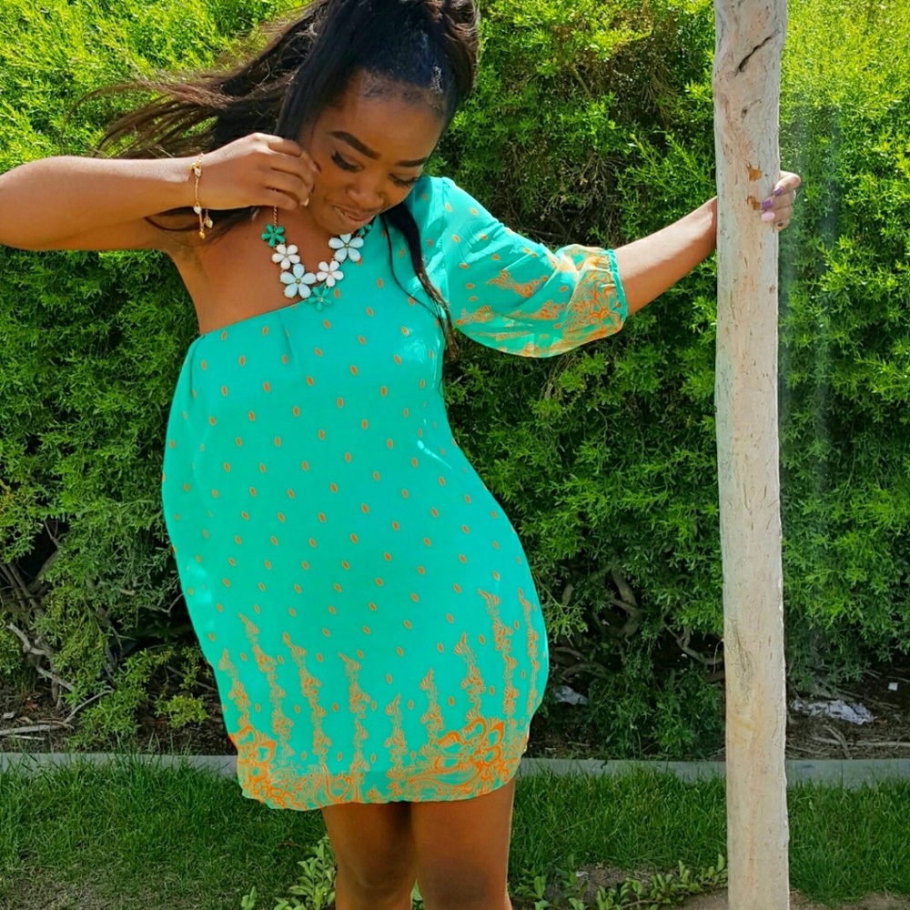 SALE!! NWT Honey Punch One Shoulder Dress